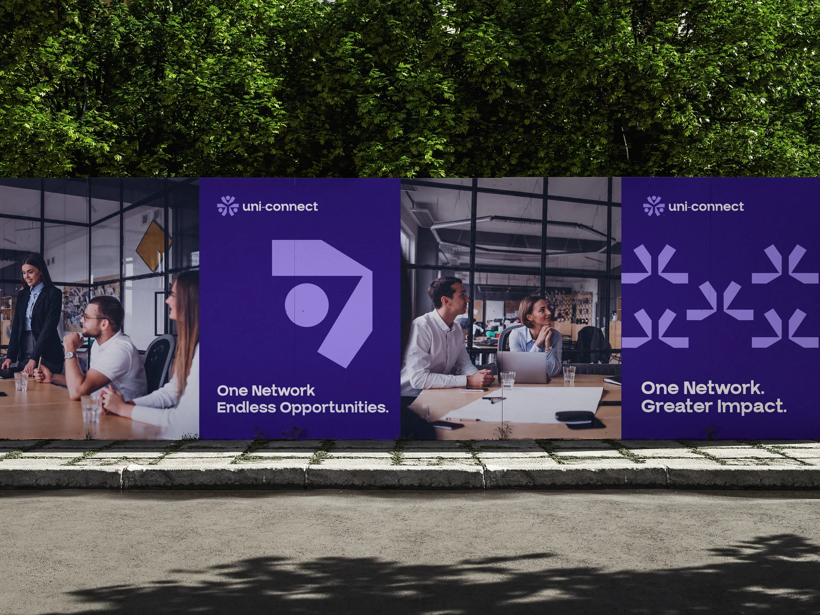 Uni-Connect branded workplace environment